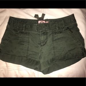 Juicy Couture army green shorts